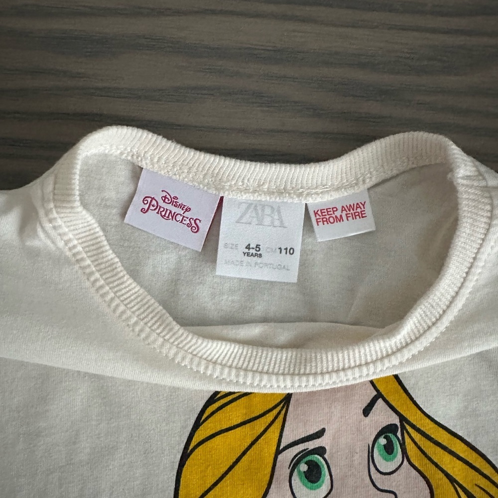 ZARA GIRLS RAPUNZEL T-SHIRT - Picture 4 of 5